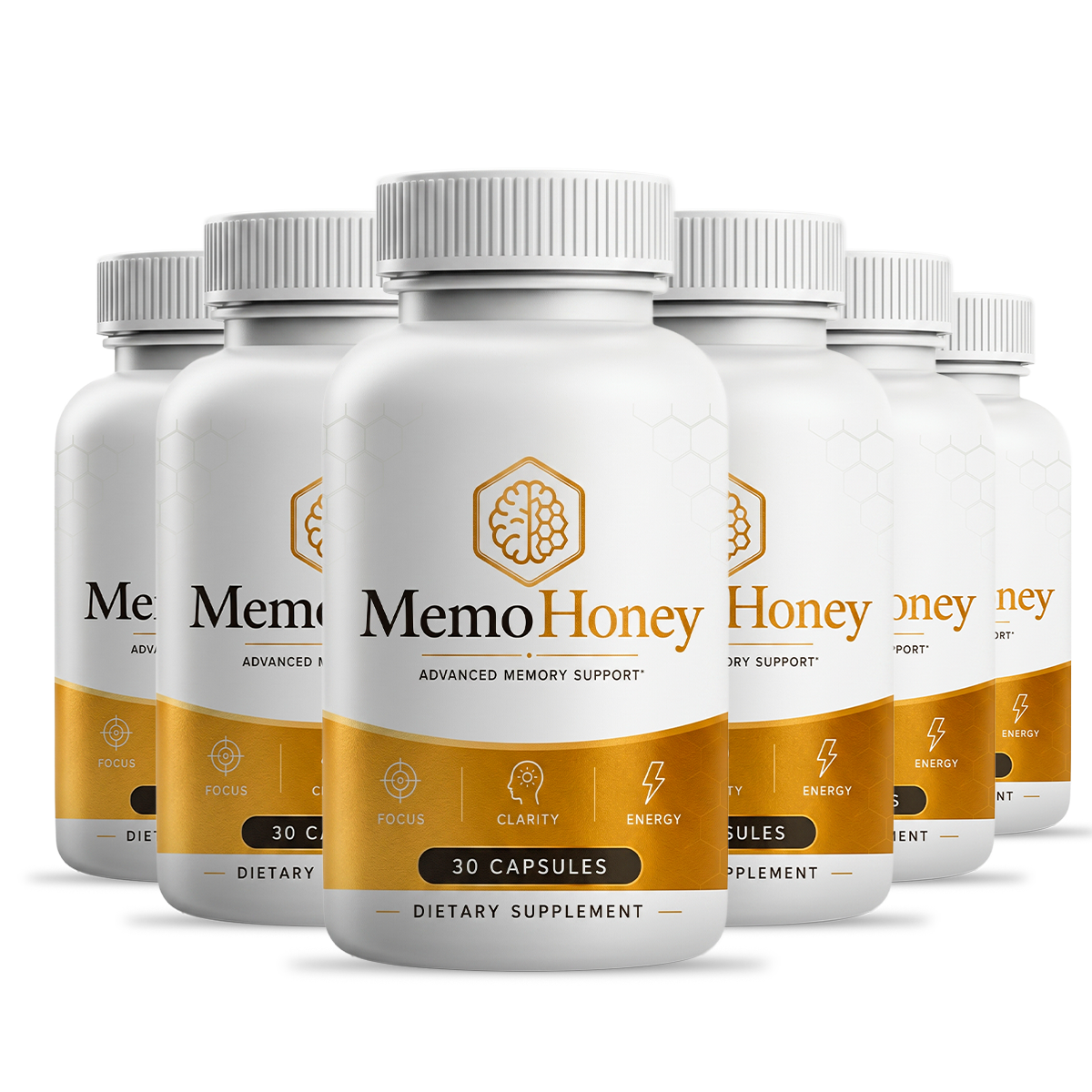 MemoHoney 6 Bottles package